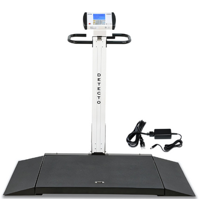 Detecto 6550 Portable Wheelchair Scale w/ Column