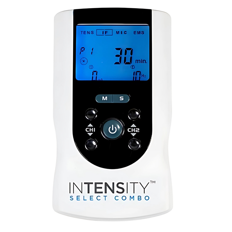 InTENSity Select Combo TENS, EMS, IF, & Microcurrent Unit + Free A/C Power Adapter Included