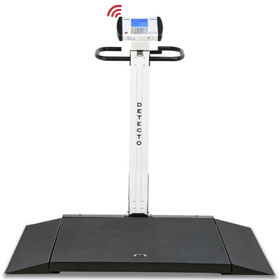 Detecto 6550 Portable Wheelchair Scale w/ Column