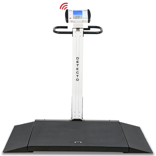 Detecto 6550 Portable Wheelchair Scale w/ Column