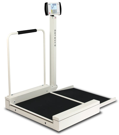 Detecto 6495 Stationary Wheelchair Scale w/ Column