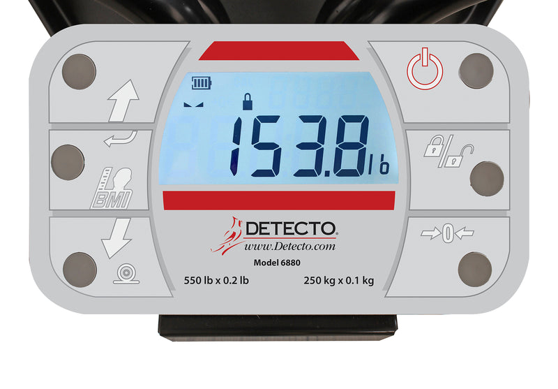 Detecto 6880 Rolling Chair Scale