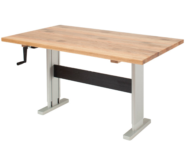 Deluxe Hi-Lo Butcher Block Work Table