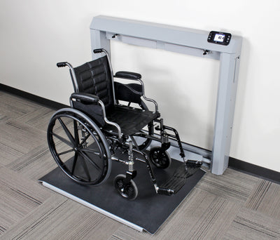 Detecto 7550 Wall-Mount Fold-Up Wheelchair Scale