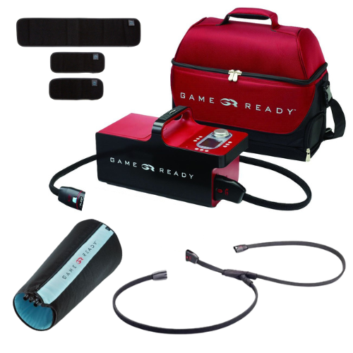 Game Ready Essentials Bundle (Includes 2.1 Unit, Carrying Case, Dual Connector, Wrap Extender Kit, & Knee Straight Wrap)