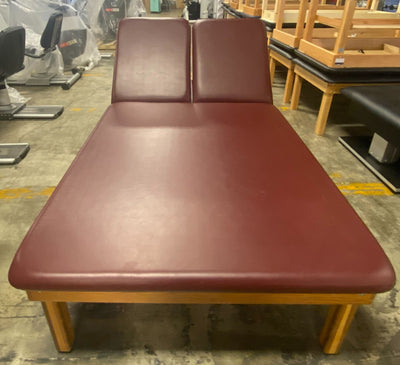 4'x 7' Treatment Table with Dual Adjustable Headrest (Pre-Owned)