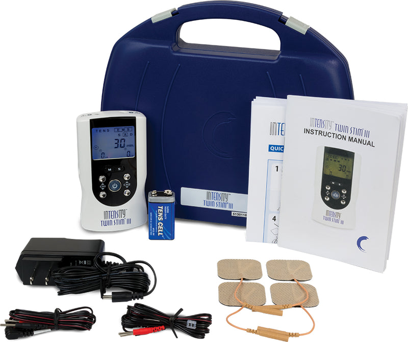 InTENSity Twin Stim III Digital TENS & EMS Combo Unit + Free AC Adapter Included