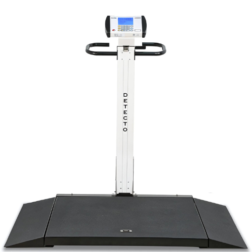 Detecto 6550 Portable Wheelchair Scale w/ Column