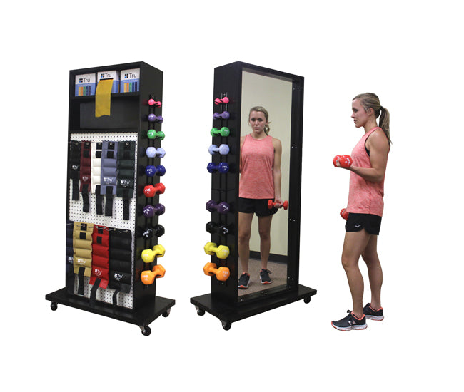 US MedRehab Multi-Purpose Weight Rack w/Mirror