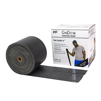 CanDo Low Powder Exercise Band - 50 yard roll