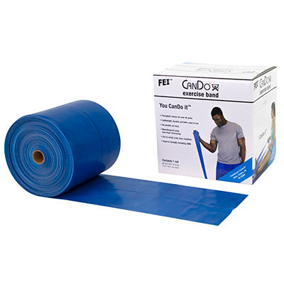 CanDo Low Powder Exercise Band - 50 yard roll