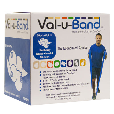 Val-u-Band Resistance Bands, Dispenser Roll, 50 Yds.