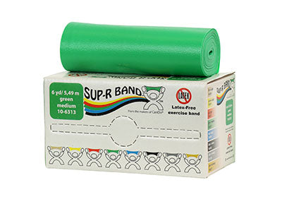 Sup-R Band Latex Free Exercise Band - 6 yard roll