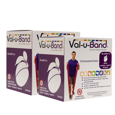 Val-u-Band Resistance Bands, Dispenser Roll, 50 Yds., Latex-Free