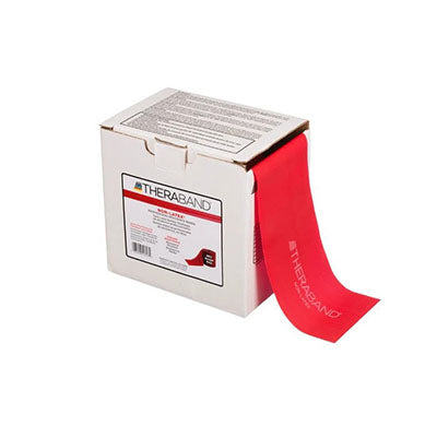 TheraBand exercise band - latex free - Twin-Pak 100 yards (2, 50-yd boxes)