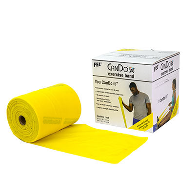 CanDo Low Powder Exercise Band - 50 yard roll