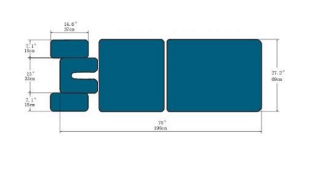 MedSurface 5-Section Hi-Lo Traction / Treatment Table