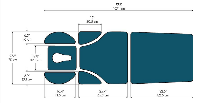 MedSurface 7-Section Hi-Lo Traction / Treatment Table