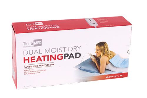 Thera-Med Professional Dual Moist-Dry Heating Pad with Remote