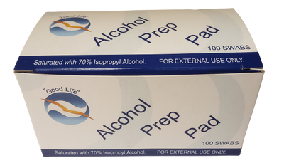 Alcohol Prep Pads for Pre-Stim or After-Use Care