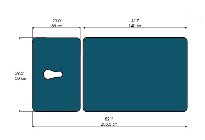 MedSurface Bo-Bath 40" Hi Lo Table