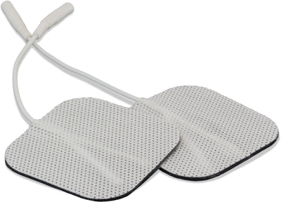 InTENSity 2"x 2" Premium White Cloth Electrodes - US MED REHAB