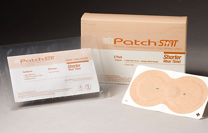 IontoPatch® STAT, patch/Vial, 80mA-min, pack of 6 - US MED REHAB