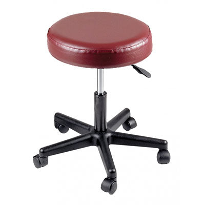 Pneumatic Upholstered Mobile Stool