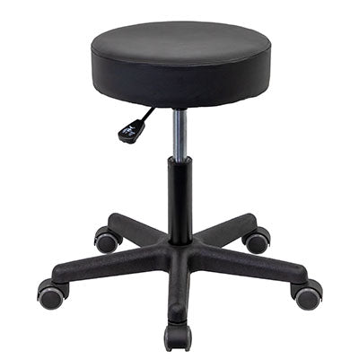 Pneumatic Upholstered Mobile Stool