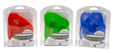 CanDo Jelly Expander Double Exerciser - 3-piece set (red, green, blue)