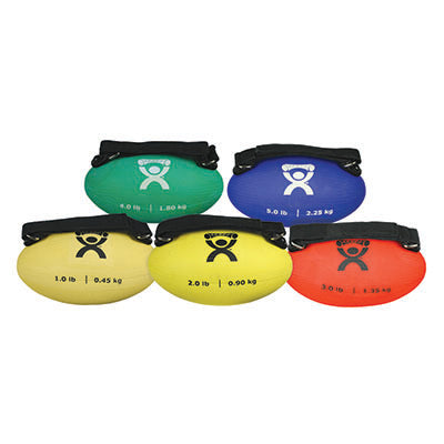 CanDo Handy Grip weight ball - 5-piece set