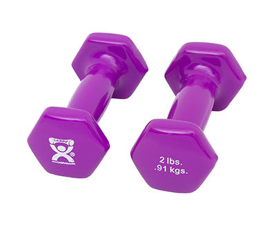 CanDo Vinyl Coated Dumbbell, Pair