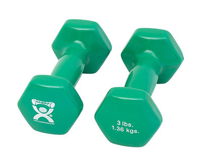 CanDo Vinyl Coated Dumbbell, Pair