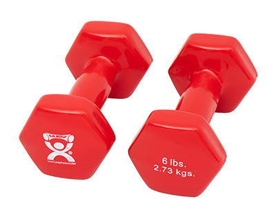 CanDo Vinyl Coated Dumbbell, Pair