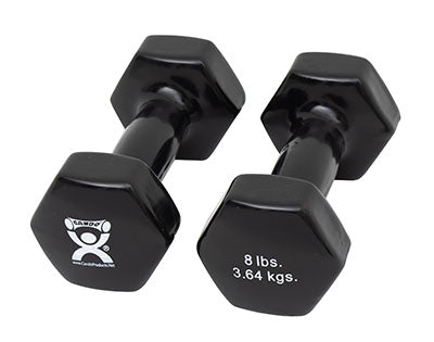 CanDo Vinyl Coated Dumbbell, Pair