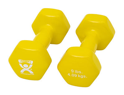 CanDo Vinyl Coated Dumbbell, Pair