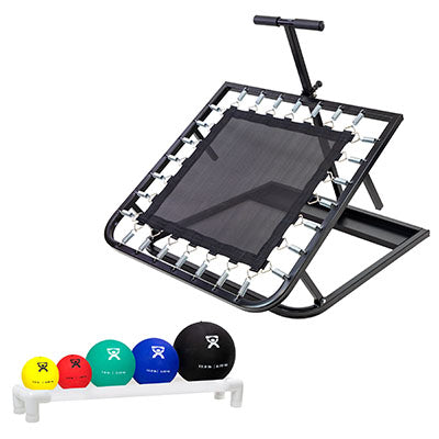 CanDo Square Ball Rebounder, 5-Piece Set