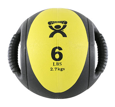 CanDo, Dual-Handle Medicine Ball, 9" Diameter