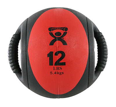 CanDo, Dual-Handle Medicine Ball, 9" Diameter