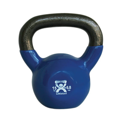 CanDo vinyl-coated kettlebell - 5-piece set