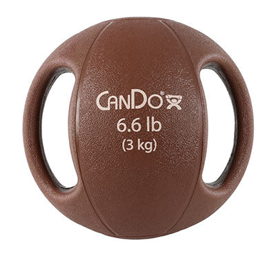 CanDo, Molded Dual Handle Medicine Ball, 5-piece set