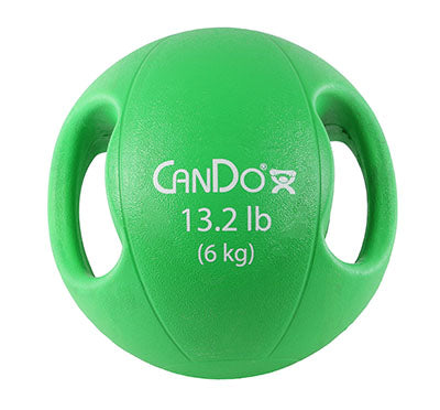 CanDo, Molded Dual Handle Medicine Ball, 5-piece set