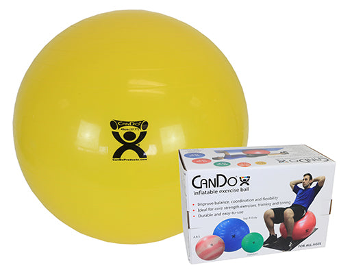 CanDo Inflatable Exercise Ball - Retail Box