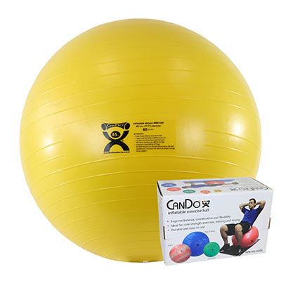 CanDo Inflatable Exercise Ball - ABS Extra Thick - Retail Box