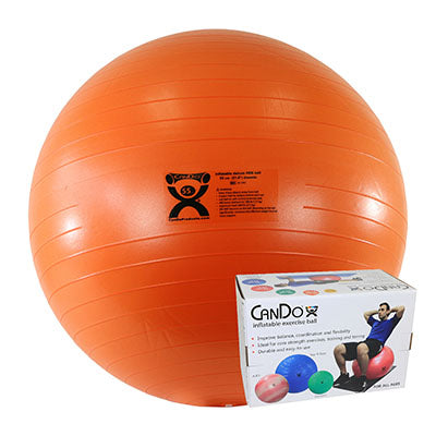 CanDo Inflatable Exercise Ball - ABS Extra Thick - Retail Box