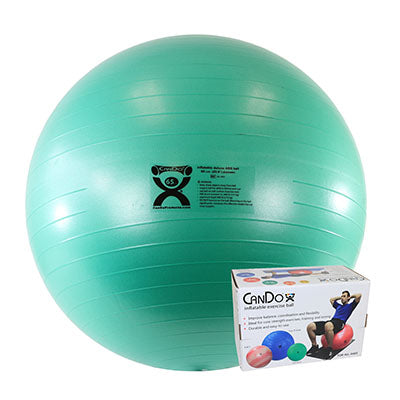 CanDo Inflatable Exercise Ball - ABS Extra Thick - Retail Box