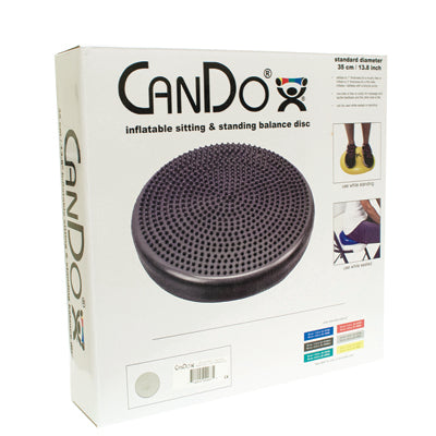 CanDo Balance Disc - 14" (35 cm) Diameter - Black (set of 10)