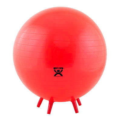 CanDo Inflatable Exercise Ball - with Stability Feet