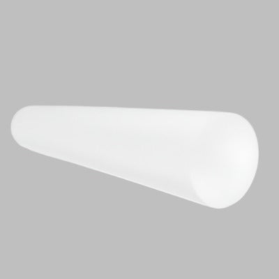 CanDo Round Foam Roller, White PE Foam