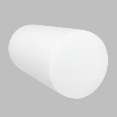 CanDo Round Foam Roller, White PE Foam